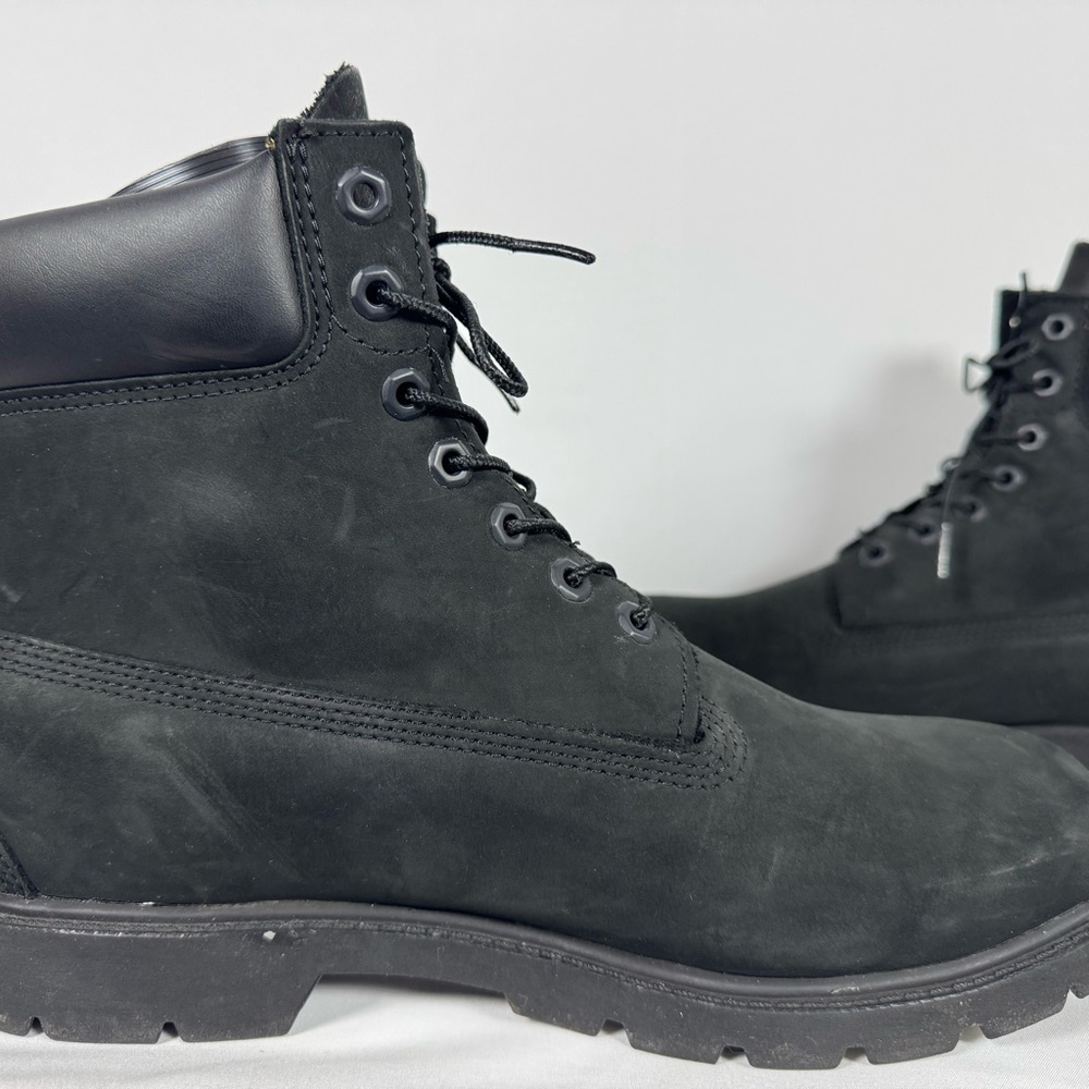 Timberland Men's Premium 6” Waterproof Boots Black Size 10.5 Wide - Picture 10 of 16